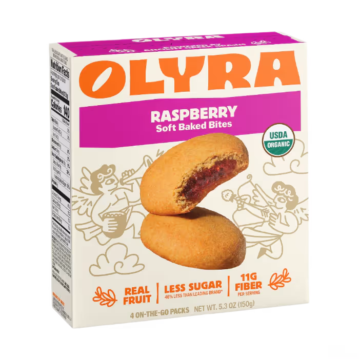 Raspberry Soft Baked Bites
