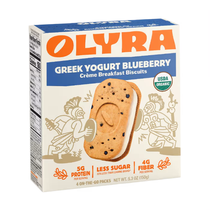 Greek Yogurt Blueberry Breakfast Biscuits