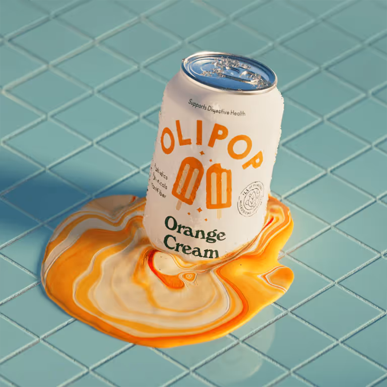 Orange Cream Prebiotic Soda
