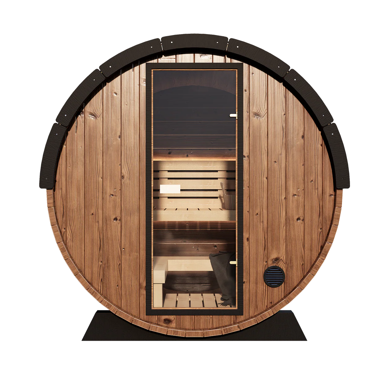 Nordic II Traditional Outdoor Barrel Sauna - 3 Person