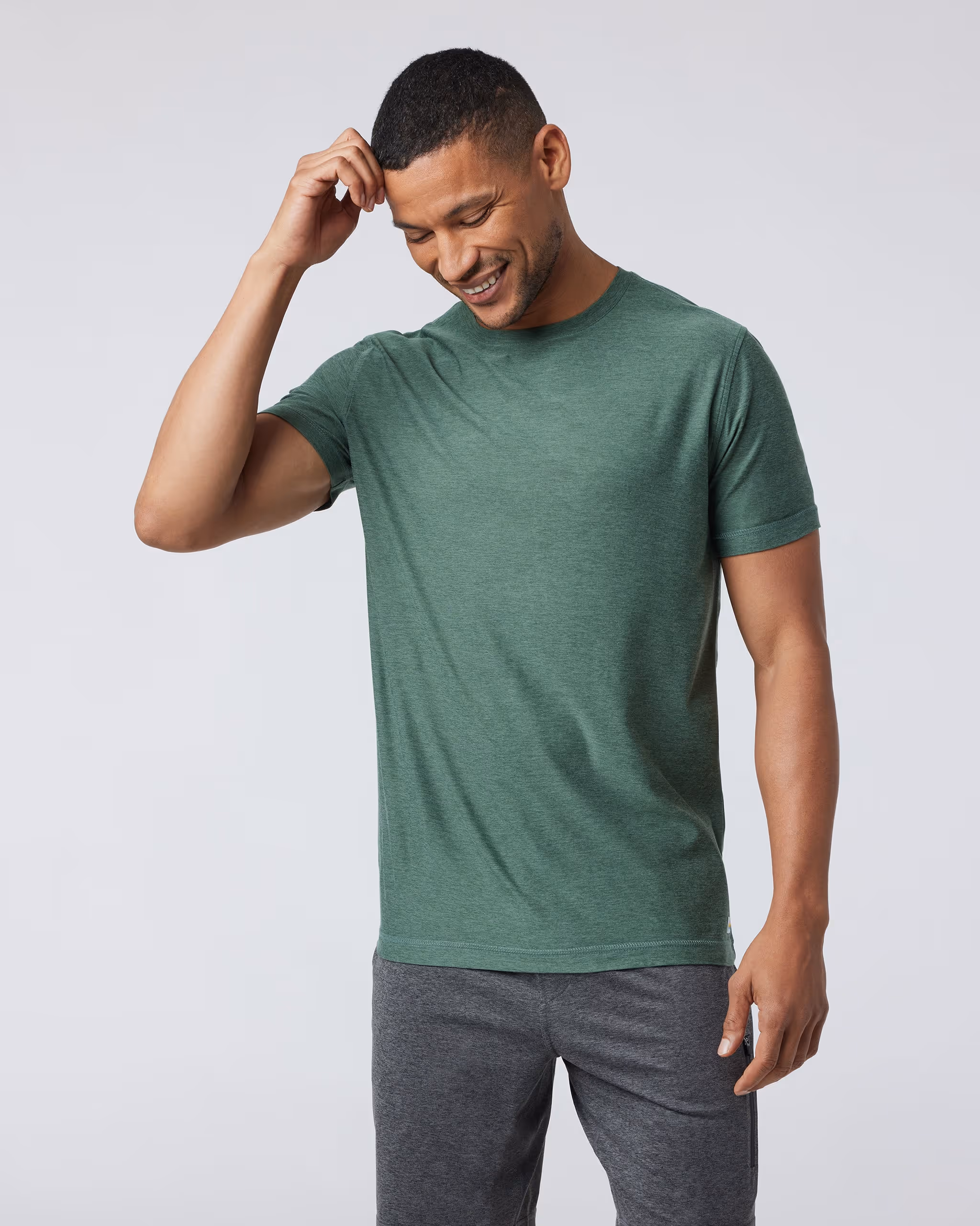 Strato Tech Tee - Sea Pine Heather