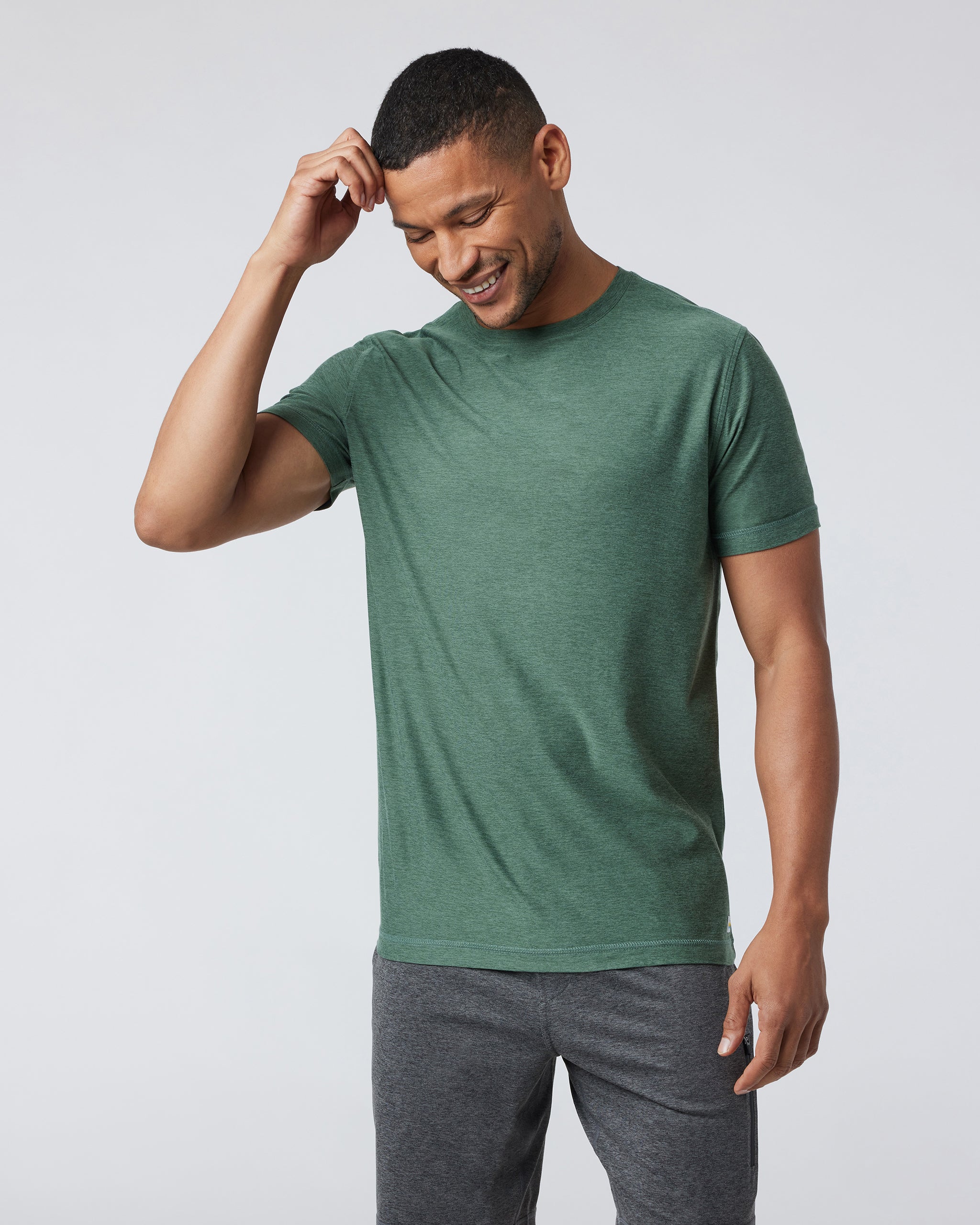 Strato Tech Tee - Sea Pine Heather