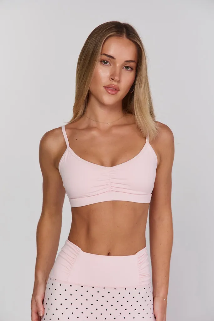 Luxe Balance Ruched Sports Bra