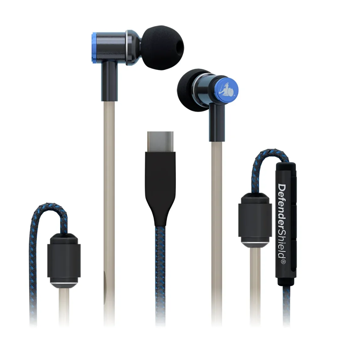 EMF Radiation-Free Earbuds Air Tube Stereo Headphones
