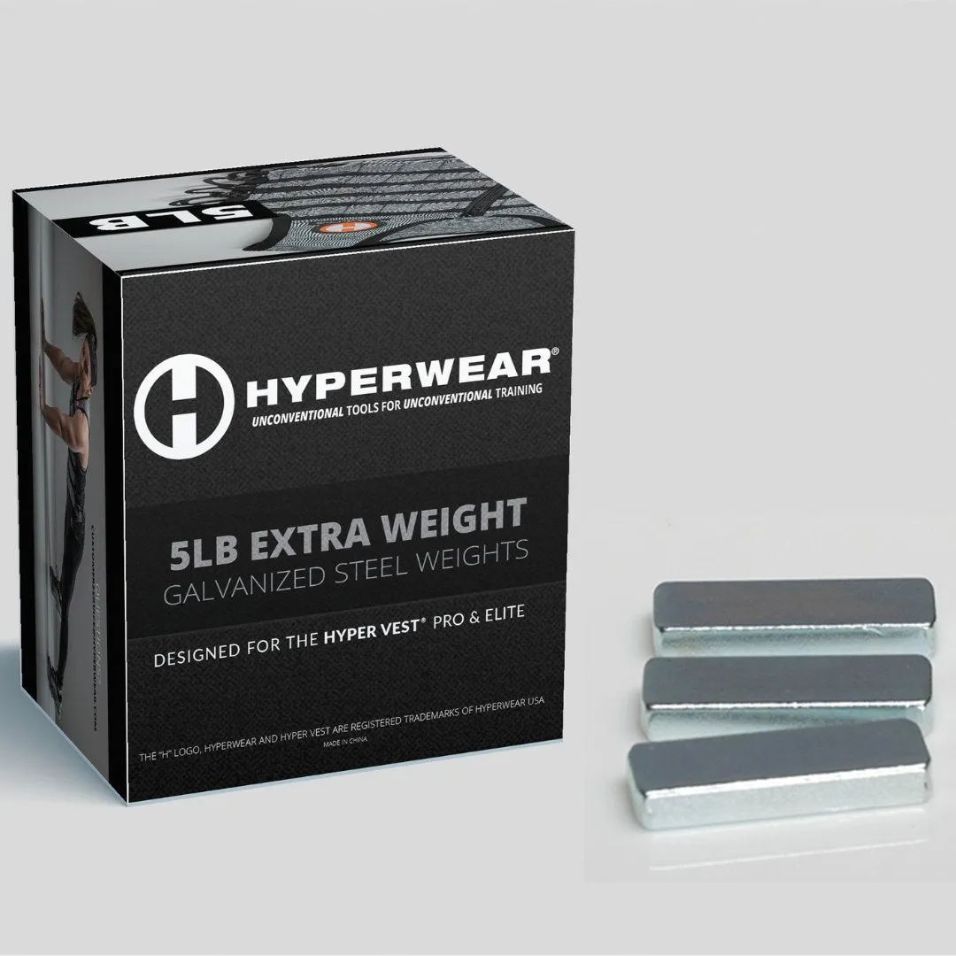 Hyper Vest 5 lbs Weighted Vest Weights