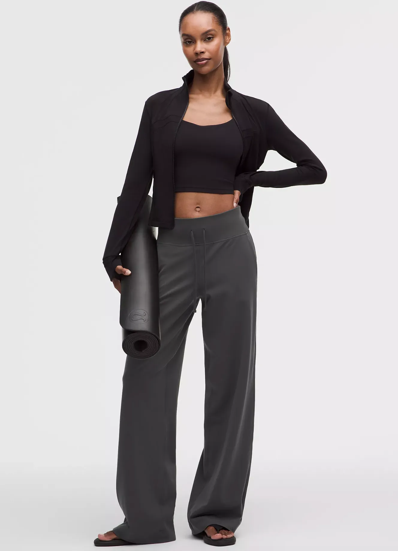 Groove High-Rise Wide-Leg Pant