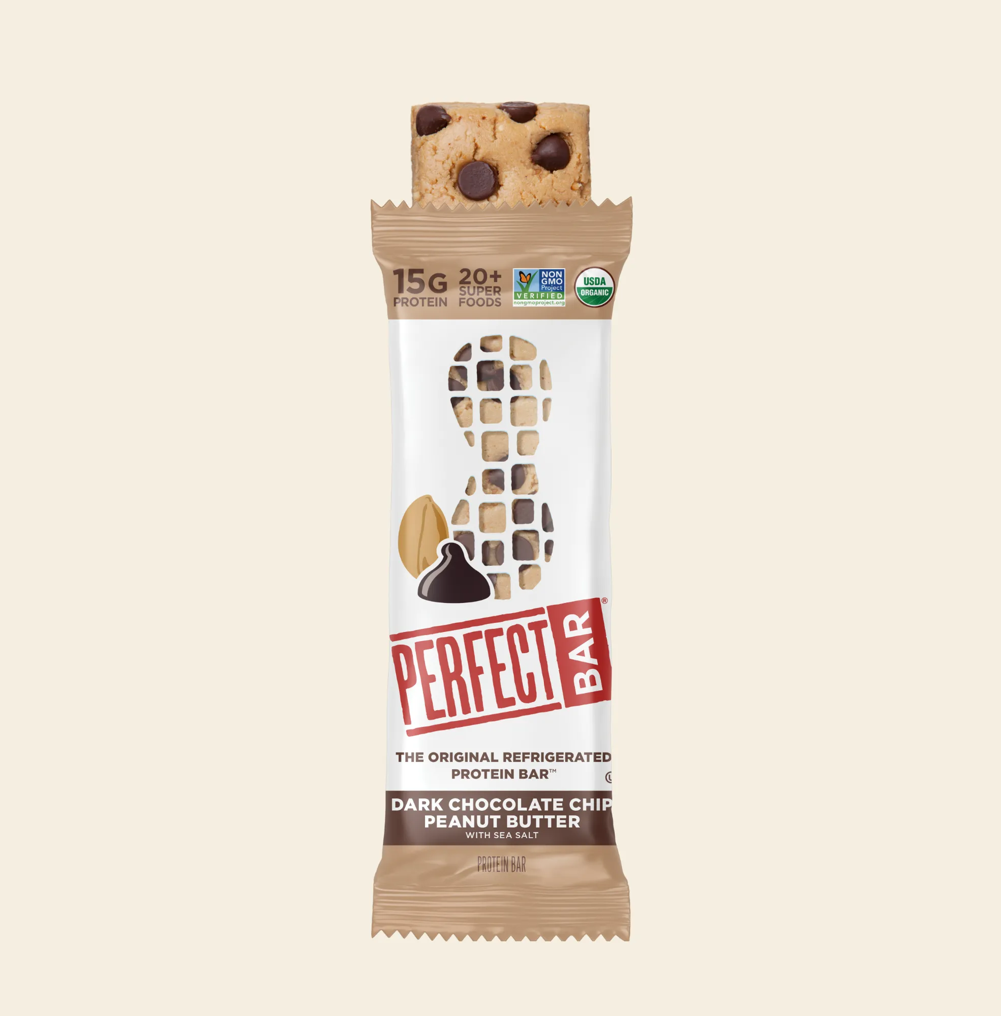Dark Chocolate Chip Peanut Butter Perfect Bar